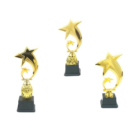 Trophy Cup Golden Paint Plastic Prize